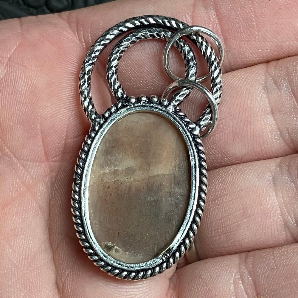 Moonstone With Sunstone Pendant Stone Crystal Jewelry View 5